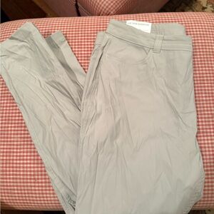 Eddie Bauer Straight-Leg Pants in Light Gray
